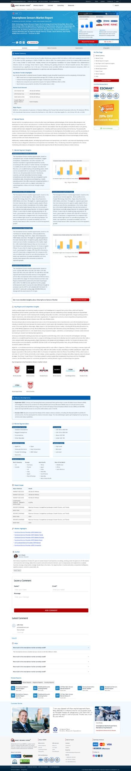 MRFR Website Reports Details Desktop Full View