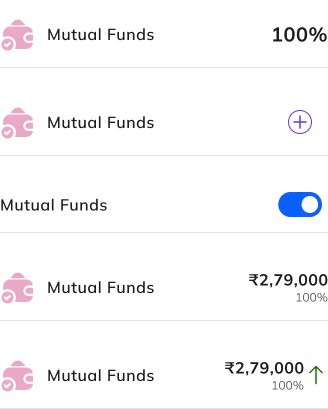 Famli Mobile App Rows