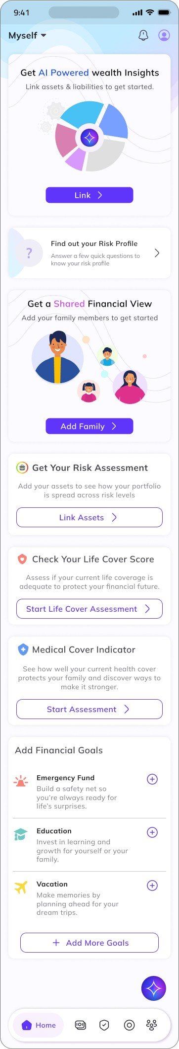 Famli Mobile App Home Full View 2