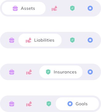 Famli Mobile App Tabbing Pattern